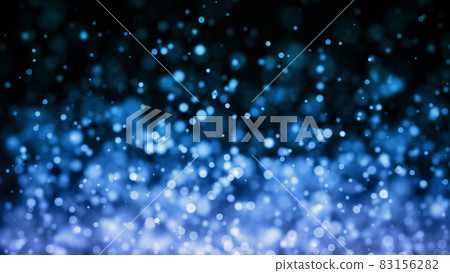 Blue floating particles - Stock Illustration [83156282] - PIXTA
