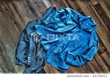 地板上的襯衫和開衫 地板上的襯衫和開衫 83156911
