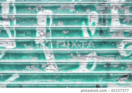Turquoise shutter grunge Turquoise shutter grunge 83157377
