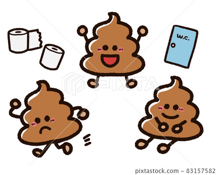 可愛的便便角色姿勢集 83157582