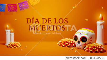 Day of the dead poster 83158536