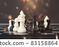 chess board game for ideas and competition and strategy 83158864