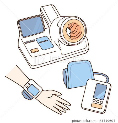 Various types of blood pressure monitors 83159601