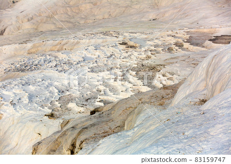Travertines mountains of Pamukkale in Turkey. 83159747