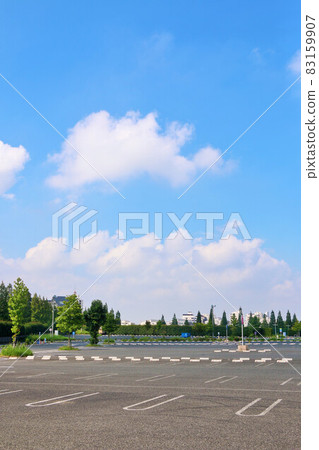 Parking space for blue sky Parking space for blue sky 83159907
