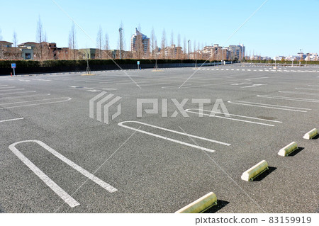 Parking space for blue sky Parking space for blue sky 83159919