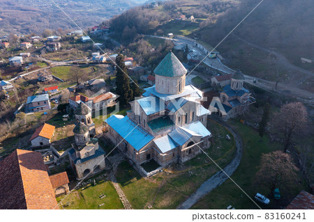 Aerial view of Gelati monastery near Kutaisi, Georgia Aerial view of Gelati monastery near Kutaisi, Georgia 83160241