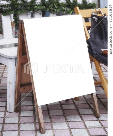 Signboard Menu Frame Sign stand Blank banner Shop front 83162614