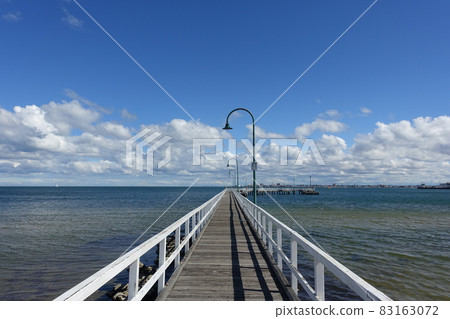 澳大利亞墨爾本的碼頭 83163072