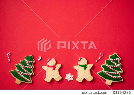 Christmas gingerbread cookie ジンジャークッキー 83164286