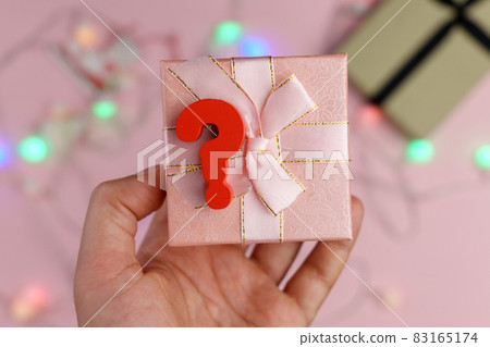 A New Year gift. A Christmas present. An article about choosing a gift. Holiday A New Year gift. A Christmas present. An article about choosing a gift. Holiday 83165174