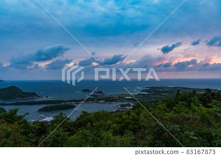 Fukue Island Goto Islands dusk outlook 83167873