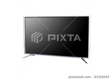 TV 4K flat screen lcd or oled, plasma. Black blank HD monitor isoalted on white. TV 4K flat screen lcd or oled, plasma. Black blank HD monitor isoalted on white. 83168565