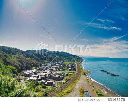 Kashiwazaki City, Niigata Prefecture, Sea of Japan from Hijirigahama Kashiwazaki City, Niigata Prefecture, Sea of Japan from Hijirigahama 83168676