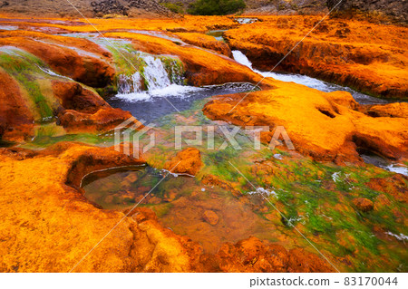 View of Agrio river near Salto del Agrio waterfall View of Agrio river near Salto del Agrio waterfall 83170044