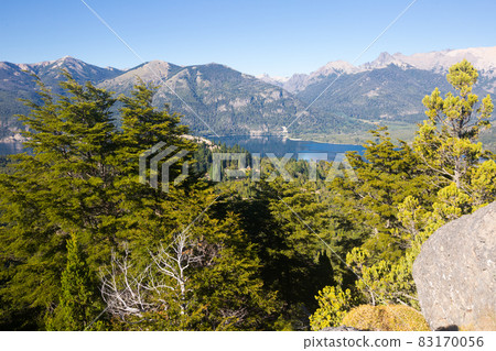 Lakes Nahuel Huapi and mountain Campanario Lakes Nahuel Huapi and mountain Campanario 83170056