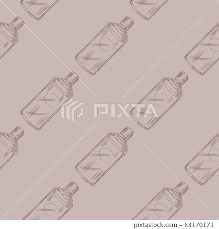 Seamless pattern retro chinese bottle on beige background. Geometrical texture template for menu restaurant. Seamless pattern retro chinese bottle on beige background. Geometrical texture template for menu restaurant. 83170171