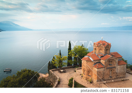 church of Saint John the Theologian near Ohrid lake in North Macedonia church of Saint John the Theologian near Ohrid lake in North Macedonia 83171158
