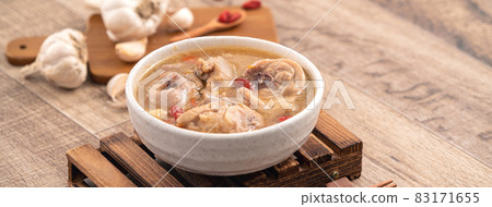 Garlic chicken soup garlic chicken soup Taiwan food garlic chicken soup ニンニクチキンスープ Garlic chicken soup garlic chicken soup Taiwan food garlic chicken soup ニンニクチキンスープ 83171655