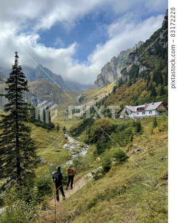 Malaiesti Chalet And Valley On A Autumn Day Malaiesti Chalet And Valley On A Autumn Day 83172228