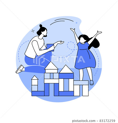 Social-emotional development abstract concept vector illustration. 83172259