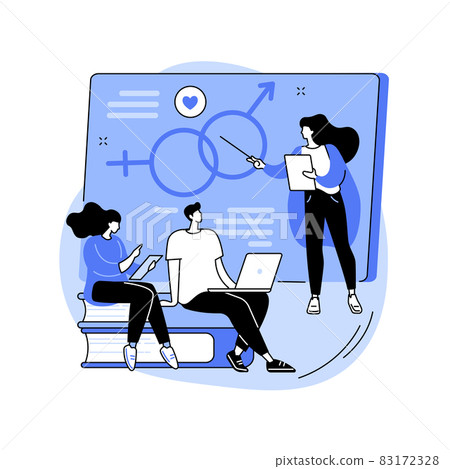 Sexual education abstract concept vector illustration. Sexual education abstract concept vector illustration. 83172328