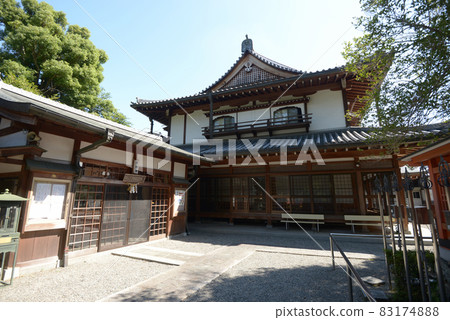 奈良縣五條市高野街道、天法輪寺、大殿和九里客堂 83174888