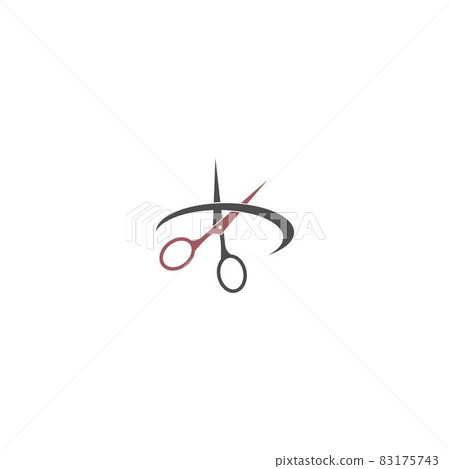 Scissor icon ilustration template Scissor icon ilustration template 83175743