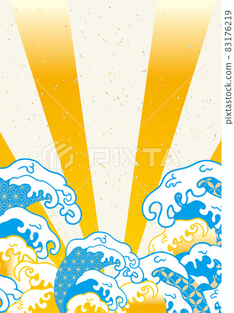 Rogue sea concentrated background 83176219