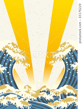 Rogue sea concentrated background 83176220