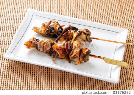 Whelk skewers. Whelk skewers. 83176282