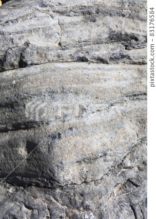 Close-up of the rocks on the Tosaki coast 83176584