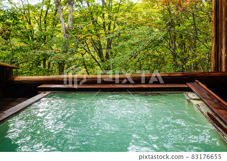 Kousa dogwood seen from the open-air bath Kousa dogwood seen from the open-air bath 83176655