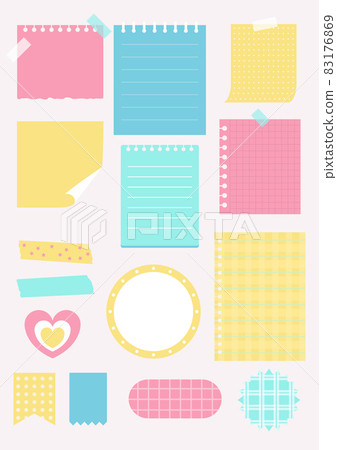 note paper illustration note paper illustration 83176869
