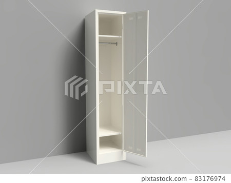 Open locker - Stock Illustration [83176974] - PIXTA