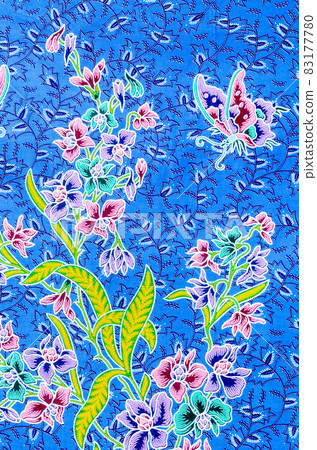 Traditional batik sarong pattern. Traditional batik sarong pattern. 83177780