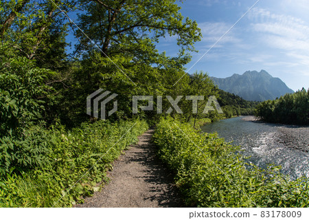 I walked in the woods from Taisho Pond to Kappa Bridge in Kamikochi in the early morning. I walked in the woods from Taisho Pond to Kappa Bridge in Kamikochi in the early morning. 83178009