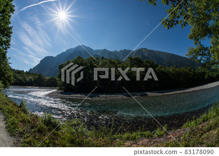 I walked in the woods from Taisho Pond to Kappa Bridge in Kamikochi in the early morning. I walked in the woods from Taisho Pond to Kappa Bridge in Kamikochi in the early morning. 83178090