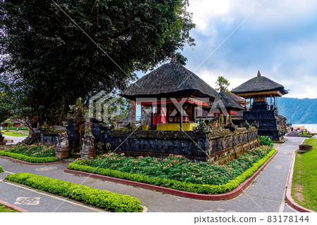 Pura Ulun Danu Beratan or Pura Bratan is a Hindu temple on a lake Beratan in Bali, Indonesia. Pura Ulun Danu Beratan or Pura Bratan is a Hindu temple on a lake Beratan in Bali, Indonesia. 83178144