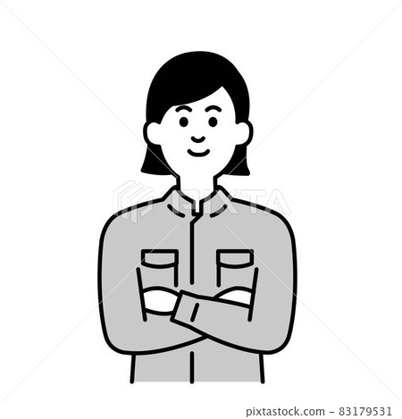 機械師上半身的插圖 機械師上半身的插圖 83179531