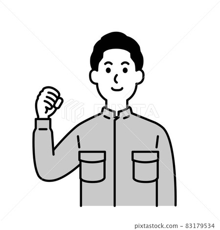 機械師上半身的插圖 機械師上半身的插圖 83179534
