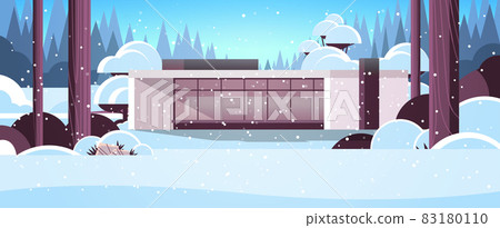 modern house of sandwich panels with panoramic windows environmentally friendly home building modular housing 83180110