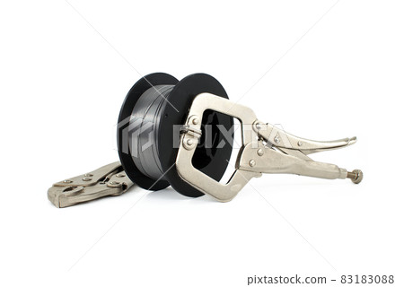Locking pliers and welding wire for gasless welding Locking pliers and welding wire for gasless welding 83183088