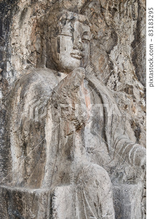 The Longmen Grottoes in Luoyang, Henan province, China The Longmen Grottoes in Luoyang, Henan province, China 83183295