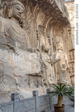 The Longmen Grottoes in Luoyang, Henan province, China 83183302