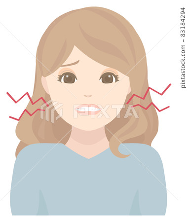 A woman who is bruxing 83184294