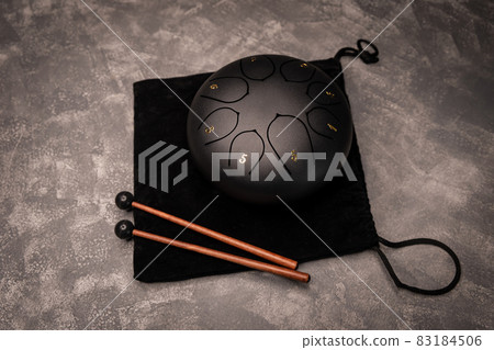 Musical instrument. Musical instrument, glucophone, metal tongue drum 83184506