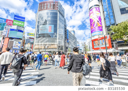 澀谷城市景觀,東京澀谷爭奪十字路口 澀谷城市景觀,東京澀谷爭奪十字路口 83185530