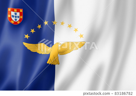 Azores archipelago flag, Portugal 83186782