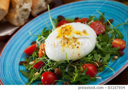 Burrata cheese salad 83187934